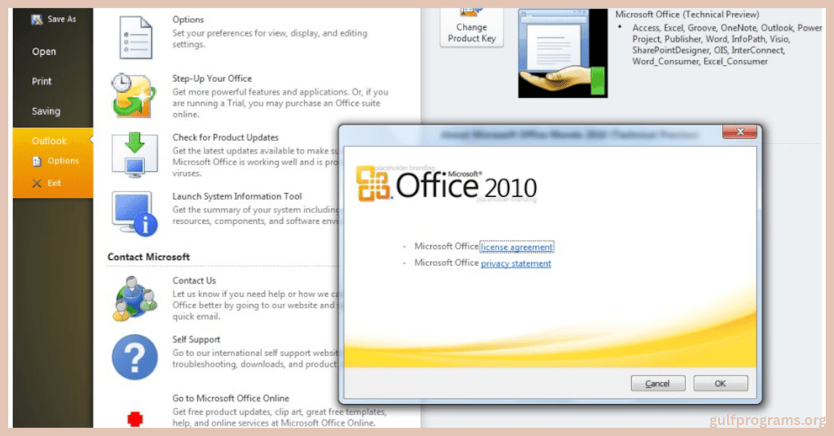 تحميل office 2010 باللغة العربية والانكليزية كامل مع التفعيل