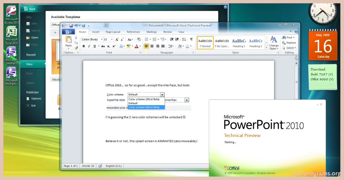 تحميل office 2010 باللغة العربية والانكليزية كامل مع التفعيل