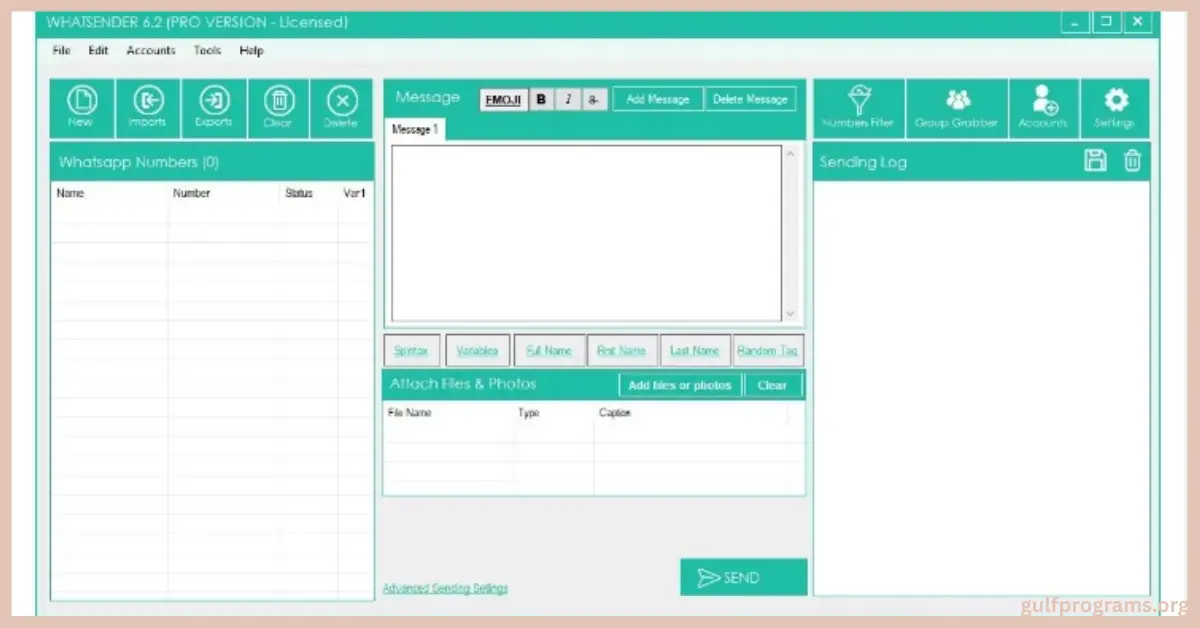 تحميل برنامج whatsapp sender pro مجانا