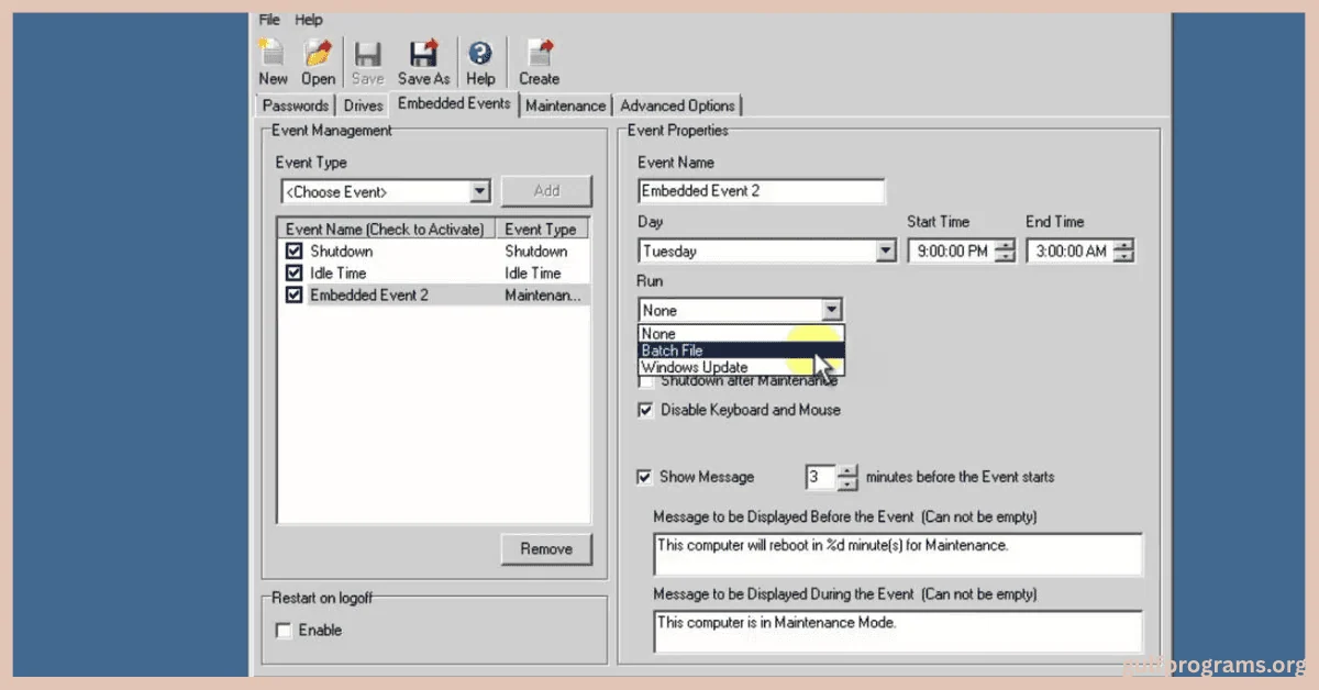 برنامج الديب فريز