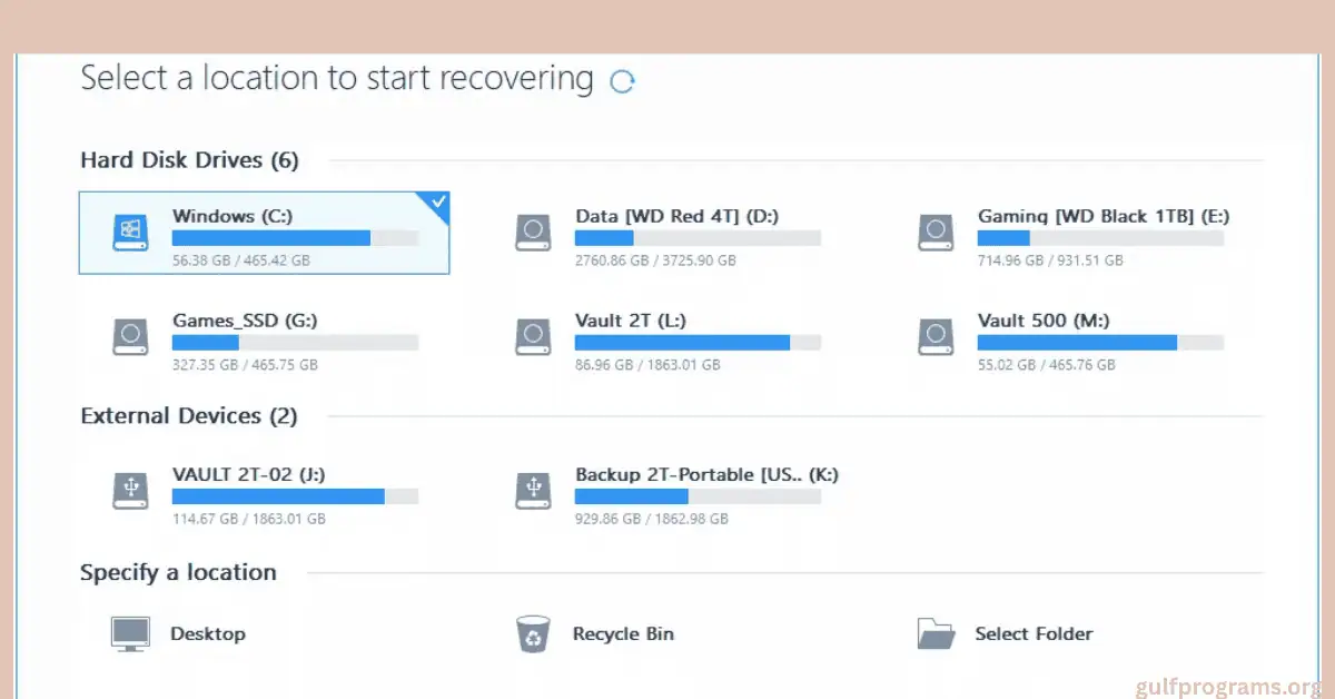 سيريال تفعيل برنامج EASEUS Data Recovery Wizard