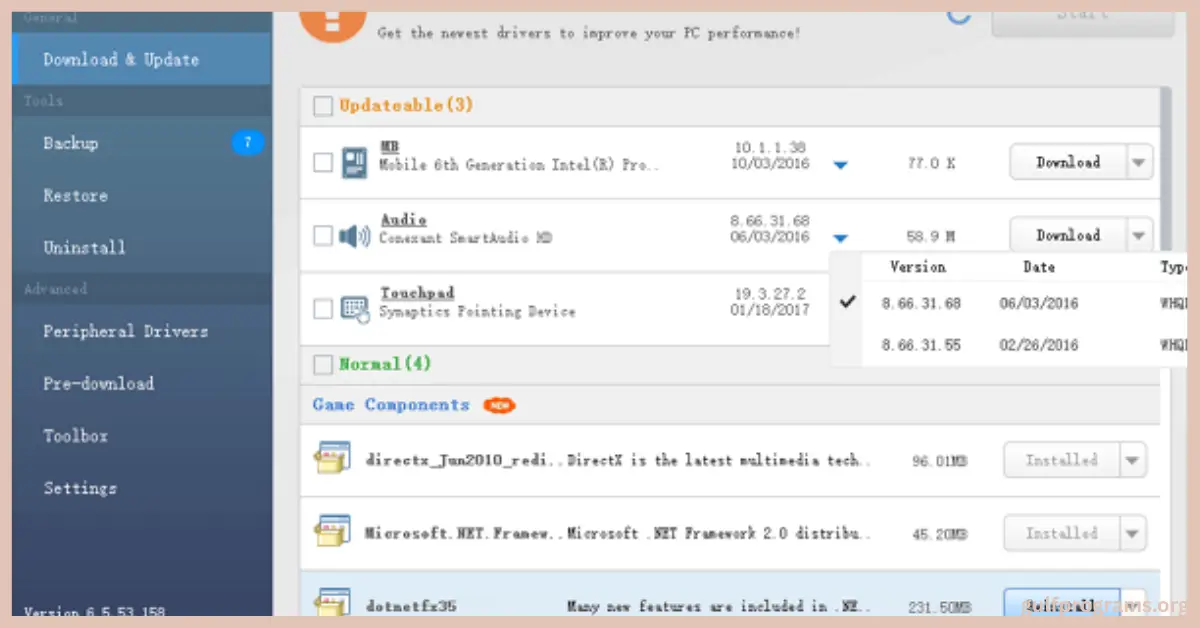تعريفات ويندوز 10 64 بت بدون نت